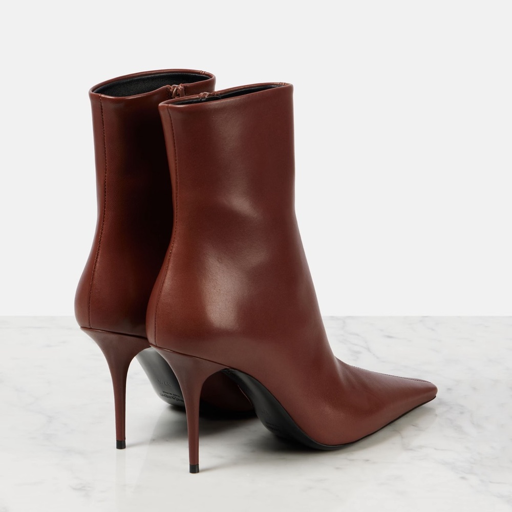 Saint Laurent Ashley 90 leather ankle boots - Picture 4 of 14